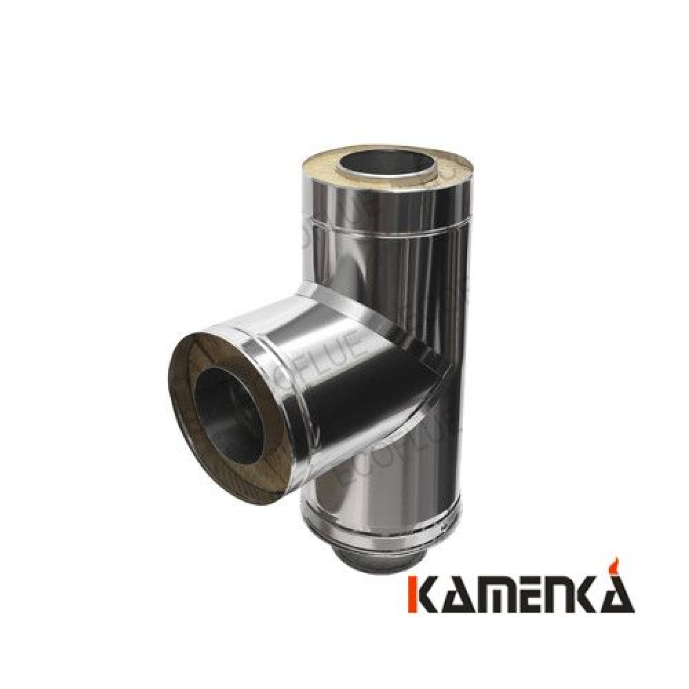 Тройник сэндвич EcoFlue 1мм нерж диаметр 200х115