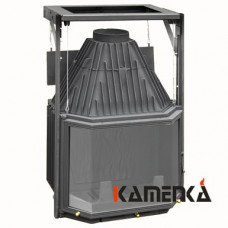 Каминная топка чугунная Мета Призма 700П с подъемным механизмом Каминная топка чугунная Мета Призма 700П с подъемным механизмом
